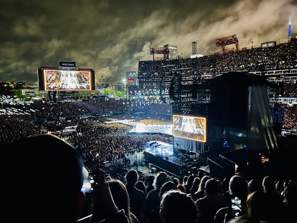 <strong>Taylor Swift performs her third concert in a row at Nissan Stadium in Nashville on May 7, 2023.</strong> (Candace Echols/Special to The Daily Memphian)