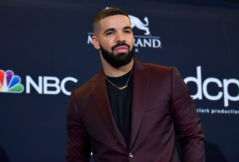 <strong>Drake poses at the Billboard Music Awards, May 1, 2019, in Las Vegas.</strong> (Richard Shotwell/Invision/AP File)