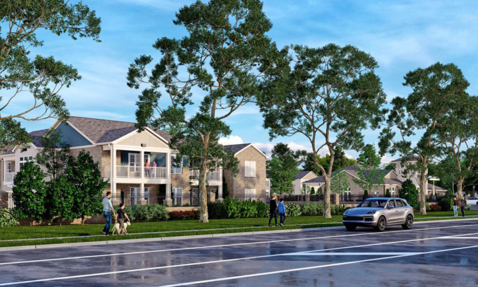 <strong>The Collierville Board of Mayor and Aldermen approved the Springs at Ashby with 196 apartments for Maynard Way near Walmart at its meeting this week.</strong> (Courtesy Continental Properties)