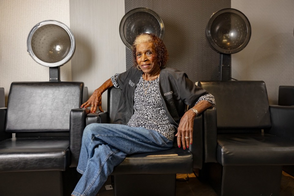 <strong>Eunice Boddie is celebrating her 68th consecutive year of working at Gould&rsquo;s.</strong> (Ziggy Mack/Special to The Daily Memphian)