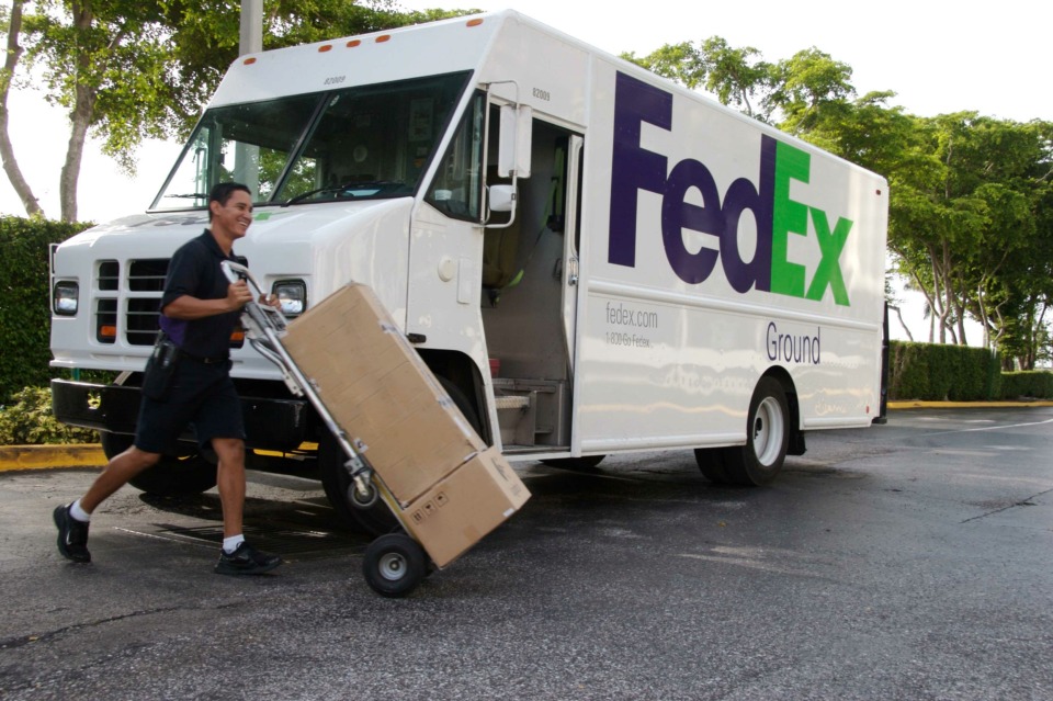 fedex home delivery van