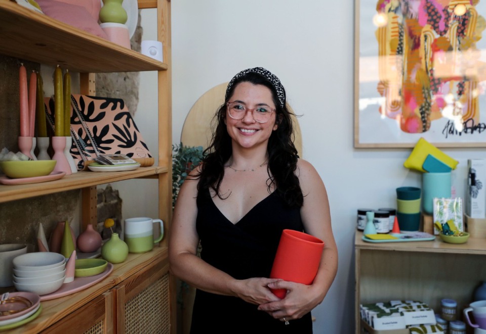 <strong>Brit McDaniel will close her Paper &amp; Clay storefront at 525 S. Main St in late August.</strong> (Patrick Lantrip/The Daily Memphian file)