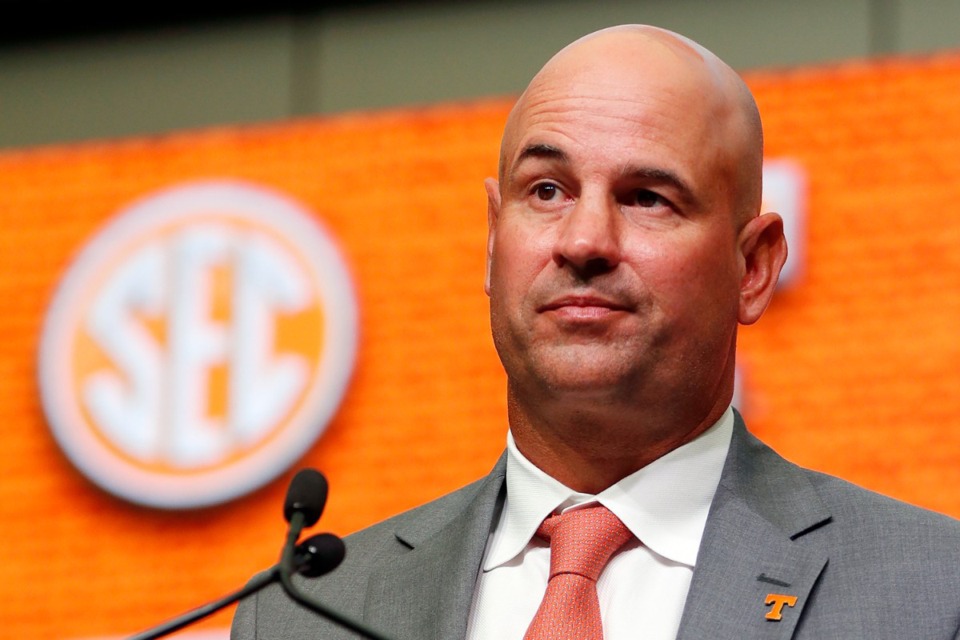 <strong>The NCAA fined Tennessee more than $8 million on Friday, July 14, 2023, and issued a scathing report outlining more than 200 infractions during the three-year tenure of former coach Jeremy Pruitt.</strong> (John Bazemore/AP file)