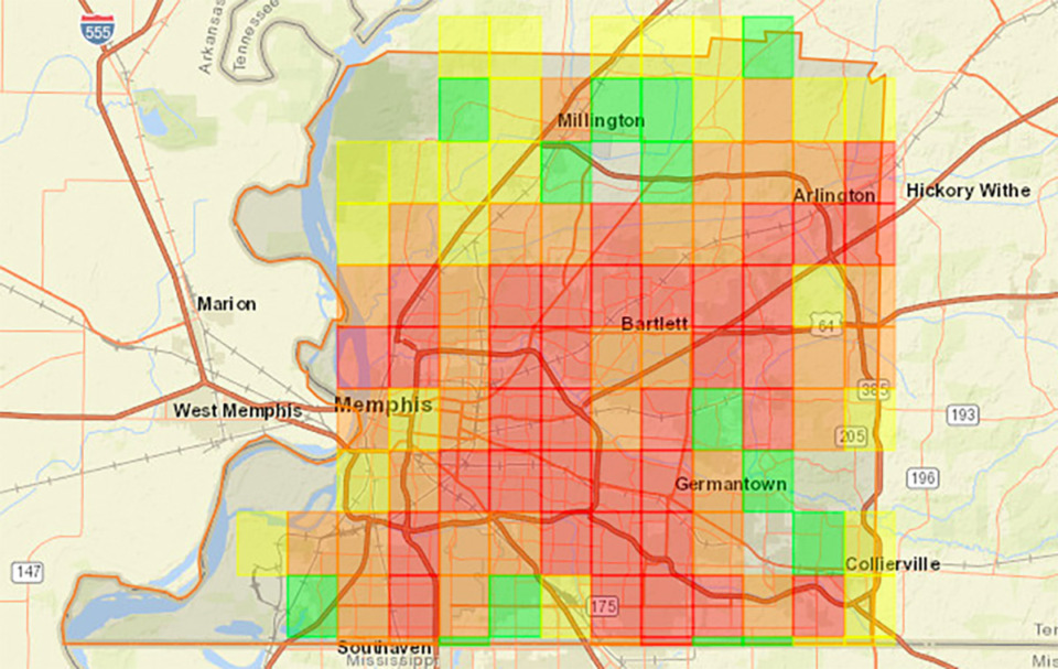 Local power outage maps
