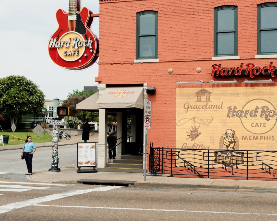 <strong>The Hard Rock Cafe at the corner of Beale Street and Second Avenue. is closing its doors for good on July 30. The restaurant will have a farewell party on July 23 to commemorate the restaurant's legacy.</strong> (Houston Cofield/Special to The Daily Memphian)