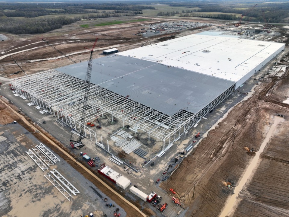 <strong>Ford Motor Co.&rsquo;s BlueOval City, its electric vehicle and battery manufacturing campus in West Tennessee, is scheduled to begin production by 2025.</strong> (Courtesy Ford Motor Co.)