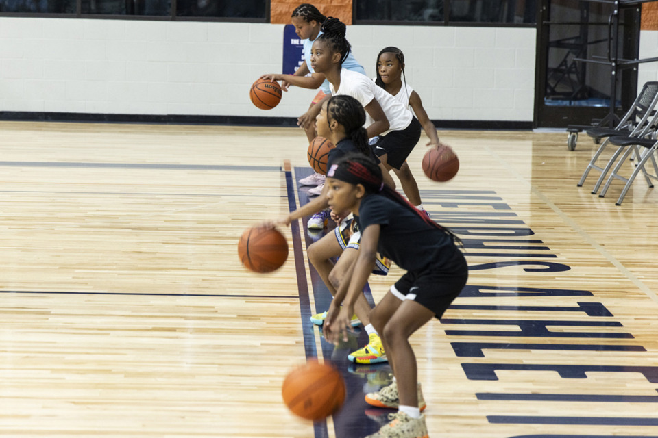<strong>Kids take part in the She Got Game League at Memphis Athletic Ministries.</strong> (Brad Vest/Special to The Daily Memphian)