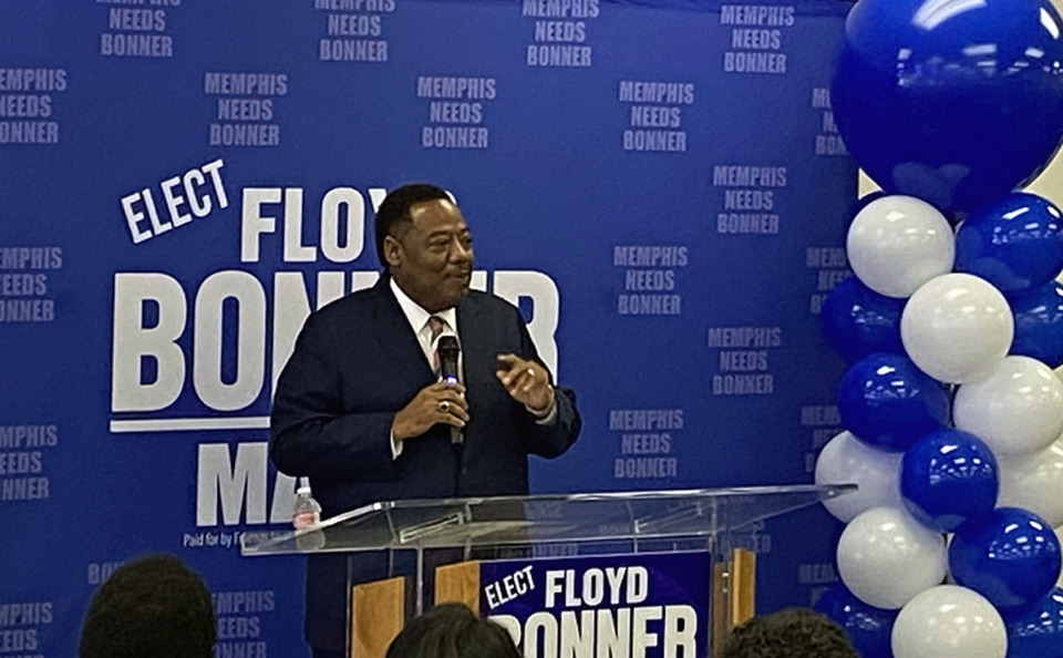 <strong>Shelby County Sheriff Floyd Bonner received key endorsements in the Memphis mayoral race Tuesday.</strong> (Bill Dries/The Daily Memphian)