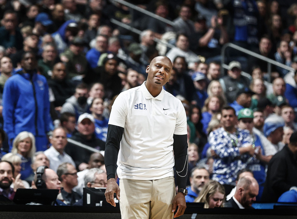 <strong>University of Memphis head coach Penny Hardaway was on the sidelines during action against Florida Atlantic University in their NCAA tournament game March 17 in Columbus, Ohio.</strong> (Mark Weber/The Daily Memphian file)