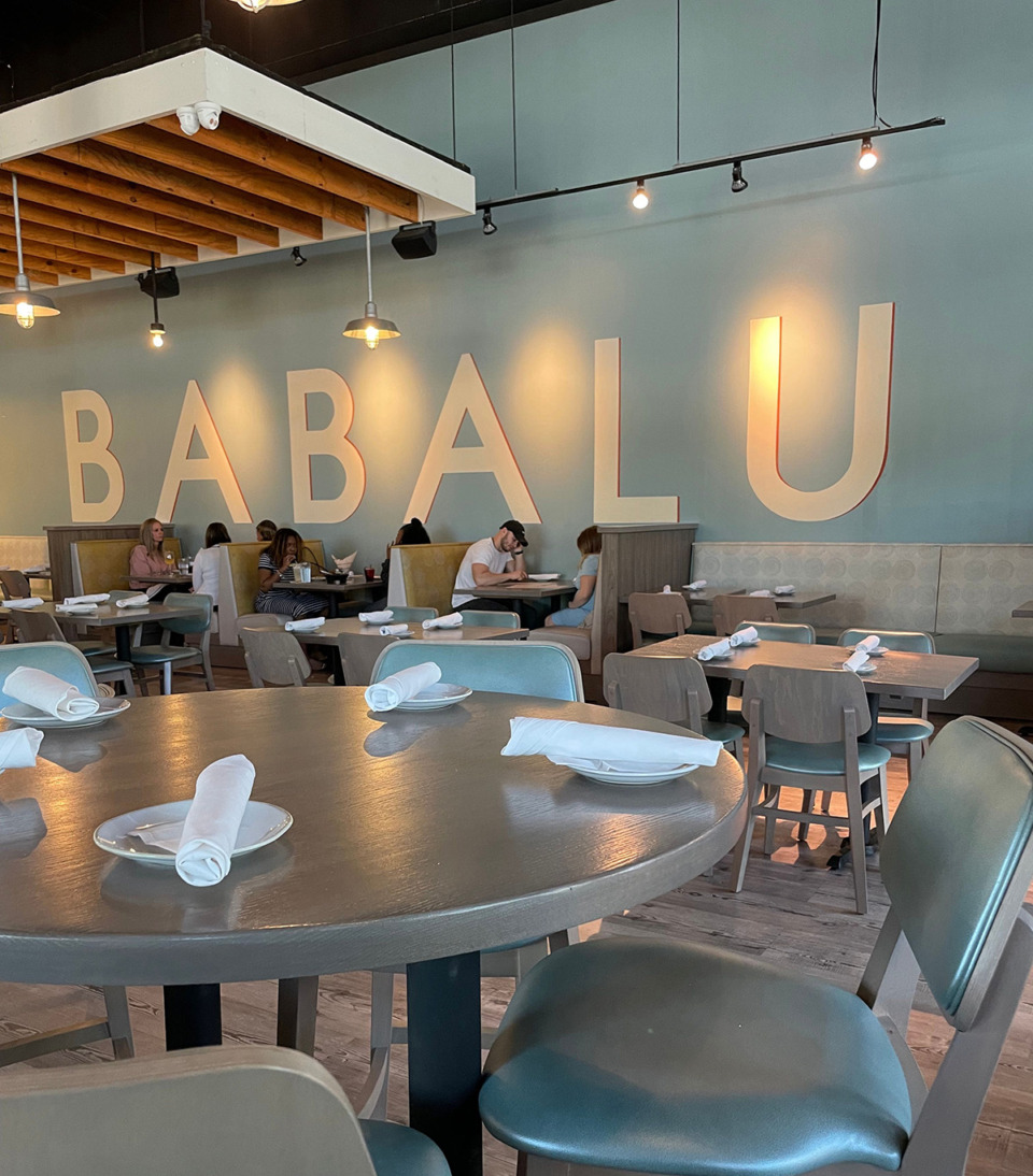 <strong>Babalu Memphis East has a new color scheme that will include a soft turquoise blue as the primary color, a yellow-tan accent and wood with a soft grey finish.</strong> (Courtesy Babalu Memphis East)