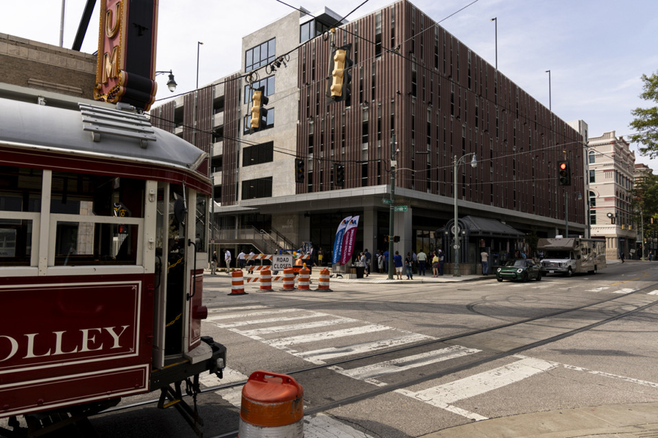 <strong>The new Downtown Memphis Mobility Center is seen during the grand opening.</strong> (Brad Vest/Special to The Daily Memphian)