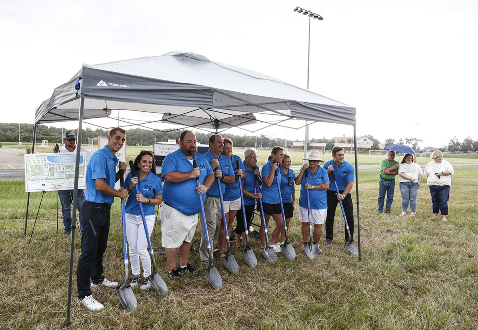 <strong>SMJ Enterprise breaks ground on Top of the &lsquo;Sipp, a mixed-use development on Monday, August 7, 2023 in Southaven.</strong> (Mark Weber/The Daily Memphian)