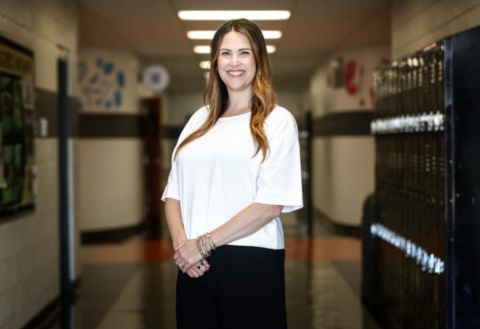 <strong>Hallie Ross is the new principal of Houston High School.</strong> (Mark Weber/The Daily Memphian)
