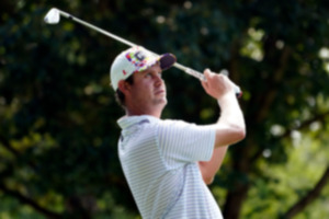 <strong>The regular caddie for Harris English got cooked by the Memphis heat so a local club pro stepped in and carried English&rsquo;s bag for the rest of the second round of the St. Jude Championship golf tournament Friday, Aug. 11, 2023.</strong> (AP Photo/George Walker IV)