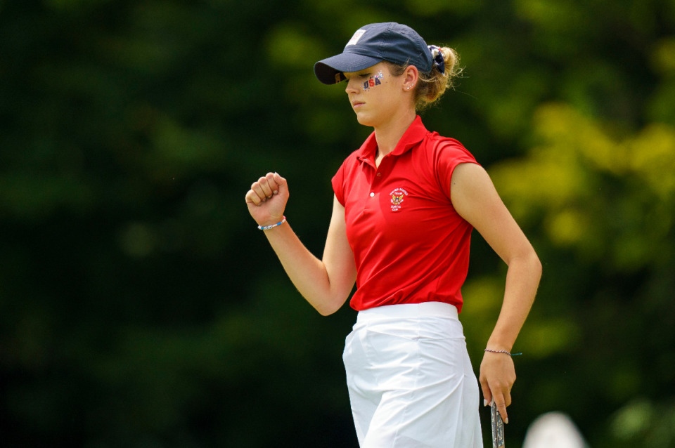 <strong>Former St. Agnes star Rachel Heck won her quarterfinal match Friday, Aug. 11, to advance to the semifinals of the U.S. Women&rsquo;s Amateur.&nbsp;</strong> (AP File Photo/Chris Szagola)