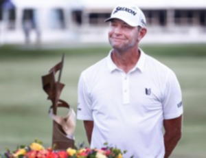 <strong>PGA golfer Lucas Glover smiles after winning the FedEx St. Jude Championship on Sunday, Aug. 13.</strong> (Mark Weber/The Daily Memphian)