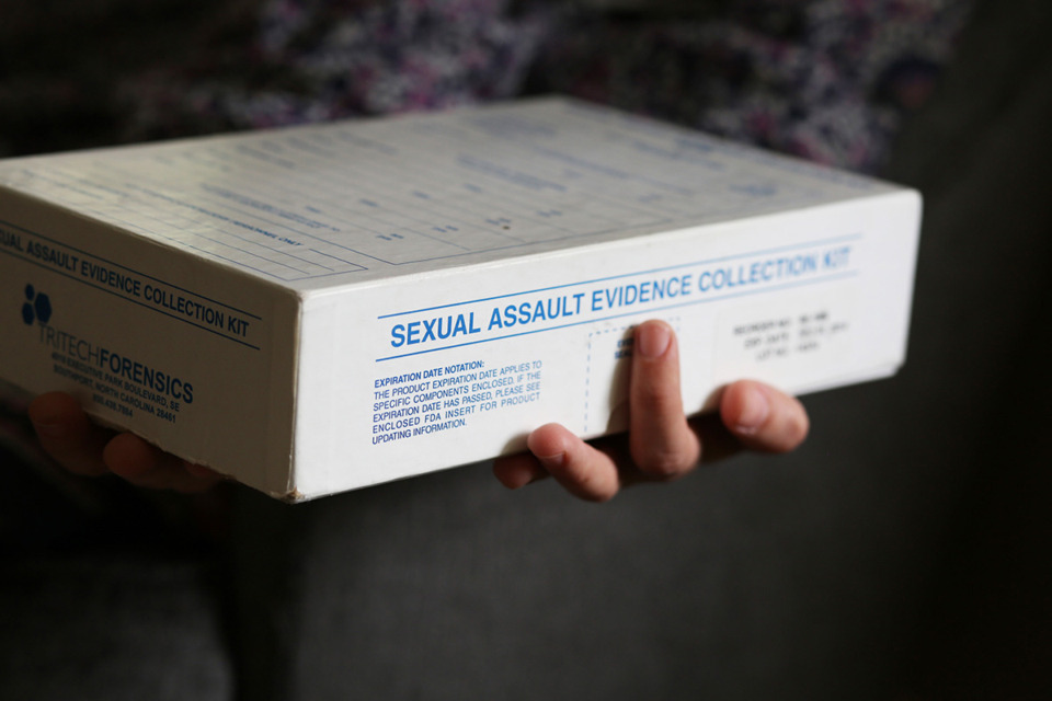 <strong>A sample rape kit owned by activist Meaghan Ybos, who was attacked in 2003 by a serial rapist. More than 12,000 rape kits went untested in Memphis over the decades. Many kits held evidence that, if tested in a timely manner, could have stopped repeat offenders from attacking additional victims.</strong> (The Daily Memphian file)