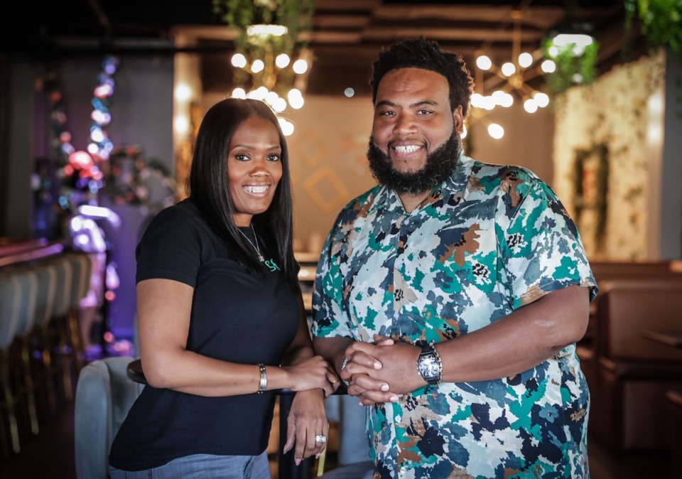 <strong>Serv owners Treshina and Thomas Brownlee first tried to rent the space for their new restaurant in 2017.</strong> (Patrick Lantrip/The Daily Memphian)