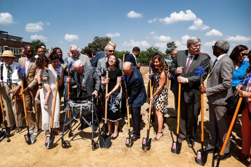<strong>The Memphis Brooks Museum of Art held a groundbreaking ceremony Downtown on Thursday, June 1, 2023.</strong> (Mark Weber/The Daily Memphian file)