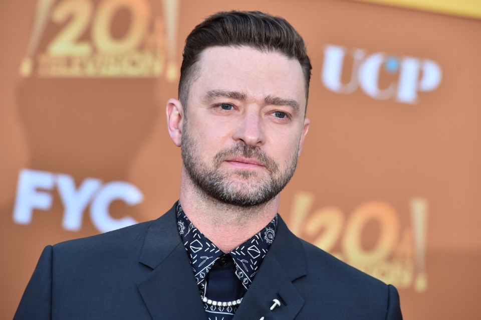 <strong>Justin Timberlake and Grammy-winning producer Timbaland will curate music for certain Monday Night Football games during the upcoming NFL season.</strong> (Photo by Jordan Strauss/Invision/AP)