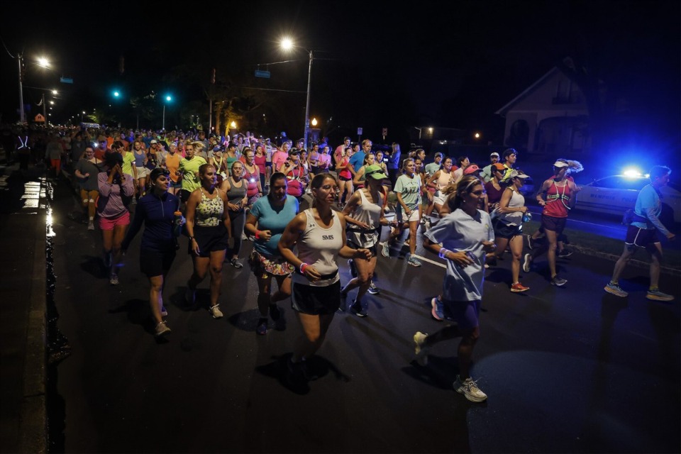 <strong>Hundreds gather for the 2nd Annual Finish Liza&rsquo;s Run on Sept. 1, 2023.</strong> (Mark Weber/The Daily Memphian)