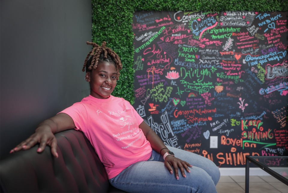 <strong>Aja Freeman is just 27, but already she owns the growing brand Aja&rsquo;s Spa.&nbsp;</strong> (Patrick Lantrip/The Daily Memphian)