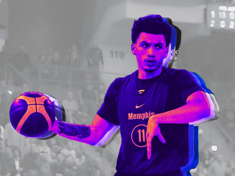 <strong>&ldquo;We&rsquo;ve got a lot of alpha dogs, but he&rsquo;s the leader,&rdquo; Coach Penny Hardaway said of point guard Jahvon Quinerly. &ldquo;He&rsquo;s a guy that&rsquo;s gonna go out there and do whatever it takes for us to win.&rdquo;</strong> (Photo illustration by Nick Lingerfelt)