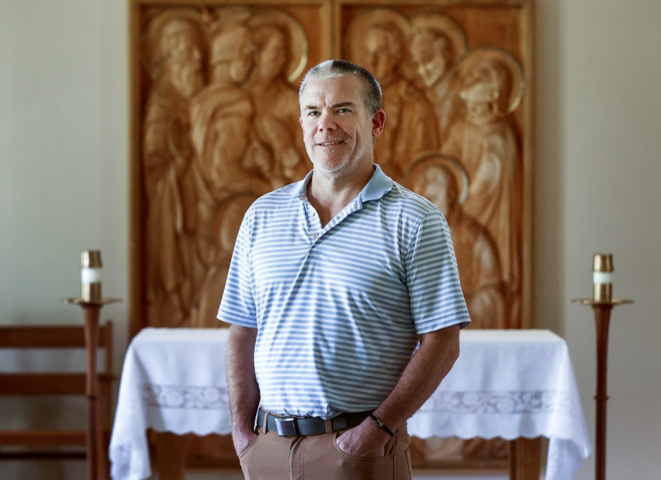 <strong>Steve Fracchia, pictured on Sept. 5, 2023, is the new director of the Catholic Diocese of Memphis&rsquo; Our Lady Queen of Peace Retreat Center.</strong> (Mark Weber/The Daily Memphian)