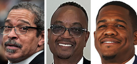 <strong>Running for Memphis City Council District 6 are (from left) Edmund Ford Sr., Larry Hunter and Keith D. Austin.</strong> (The Daily Memphian files)