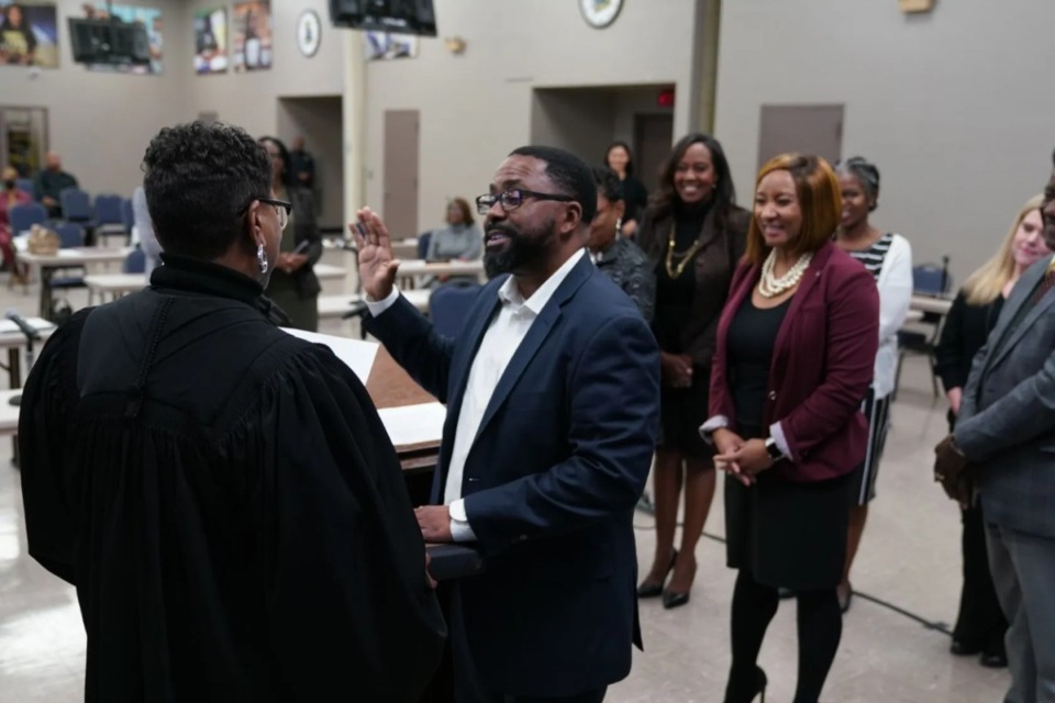 &nbsp;<strong>Community activist and former teacher Frank Johnson joined the Memphis-Shelby County Schools board as an appointee last October.</strong>&nbsp;(Courtesy Memphis-Shelby County Schools)