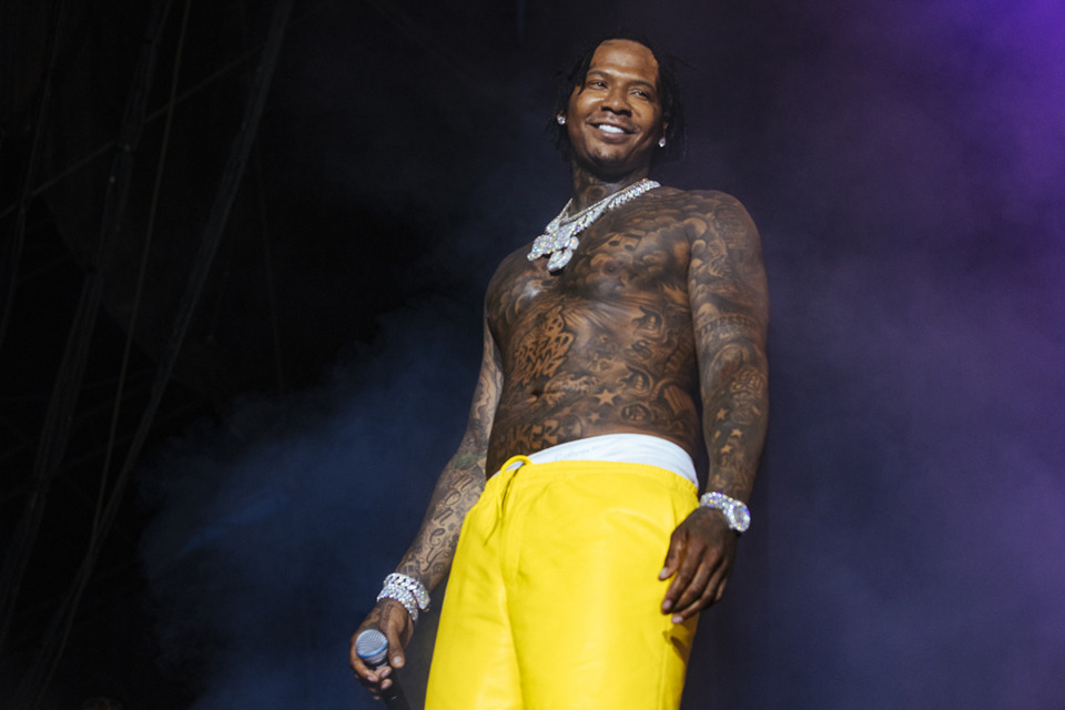 <strong>Moneybagg Yo performs at Beale Street Music Festival on May 1, 2022. The musician postponed his FedExForum show scheduled for Sept. 30.</strong>&nbsp;(The Daily Memphian file)