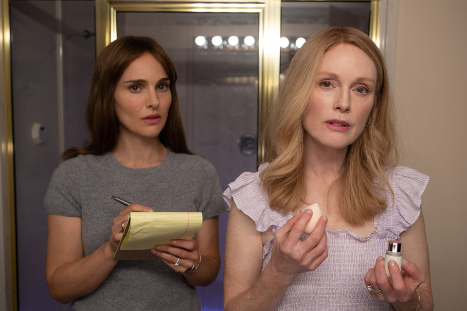 <strong>The highest-profile new feature film at the Indie Memphis festival might be &ldquo;May December,&rdquo; featuring Natalie Portman (left) and Julianne Moore (right), a likely Oscars contender from director Todd Haynes.</strong> (Francois Duhame/Courtesy Netflix)