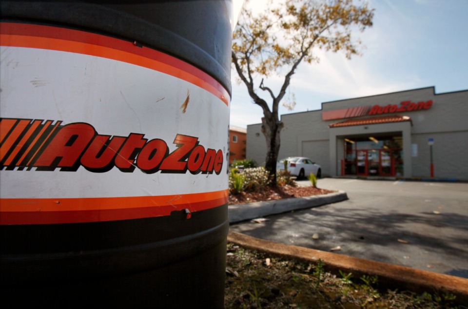 <strong>Memphis-based&nbsp;automotive parts retailer AutoZone Inc. reported $17.5 billion in sales for the year, an increase of 7.4% from the previous year.</strong> (AP Photo/Wilfredo Lee)