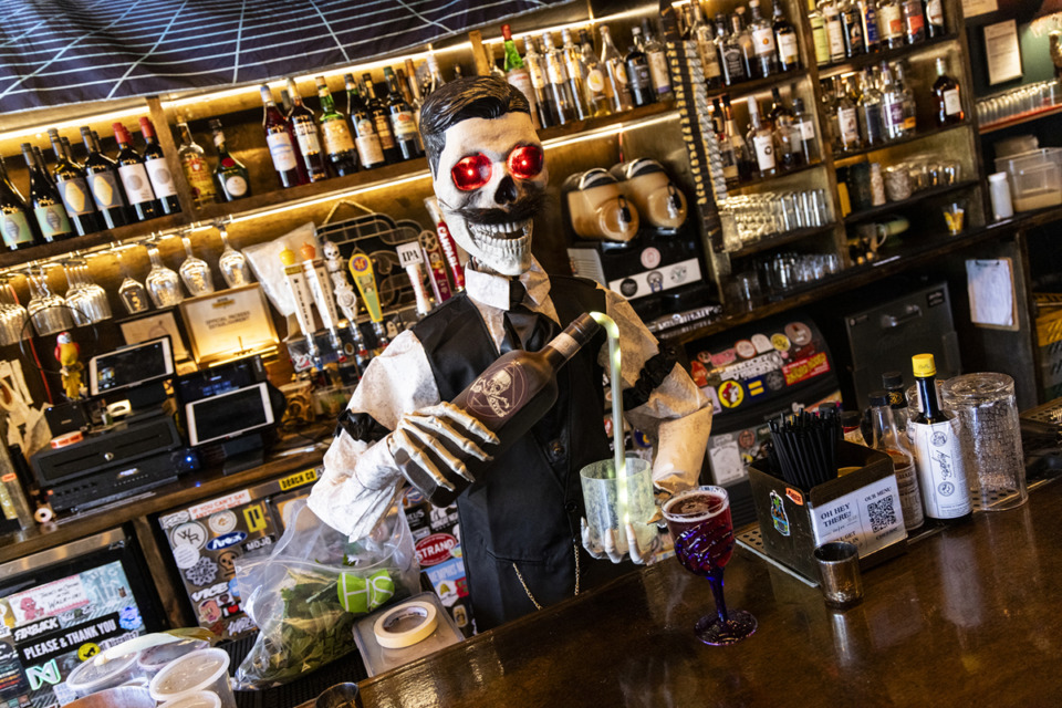 <strong>Starting in October, Cameo will serve a selection of Halloween-themed drinks for its "Nightmare on Union Avenue" pop-up.</strong> (Brad Vest/Special to The Daily Memphian)