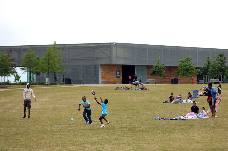 <strong>Families gathered in Shelby Farms Park to for some fresh air May 11, 2020.</strong> (Patrick Lantrip/The Daily Memphian file)