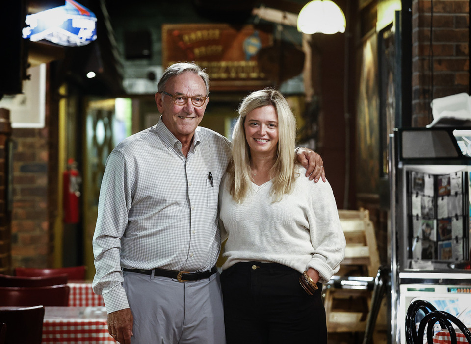 <strong>John Vergos and his daughter Anna Vergos of the Rendezvous will celebrate the 75th anniversary of the world-famous barbecue restaurant.</strong> (Mark Weber/The Daily Memphian)