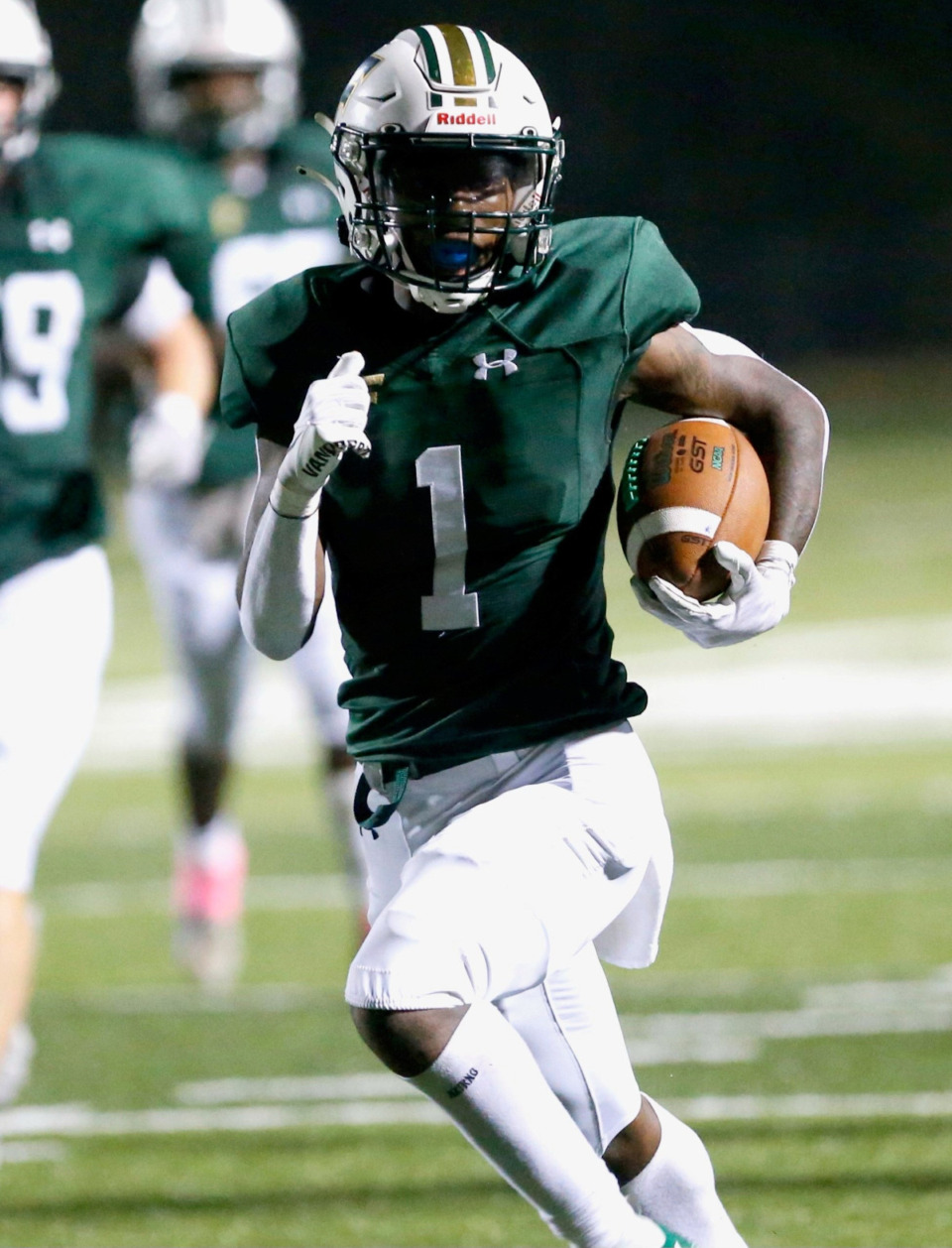 <strong>FACS senior running Brian Shields ran for five touchdowns in Thursday&rsquo;s 48-0 win over Westwood.</strong> (Jerry Pillsbury/Special to The Daily Memphian)