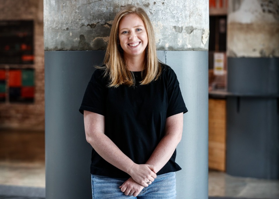 <strong>Ashling Woolley runs 901 Flights, a subscription-based website and popular Instagram account that helps Memphians save money on travel by finding the cheapest and best flights out of Memphis.</strong> (Mark Weber/The Daily Memphian)