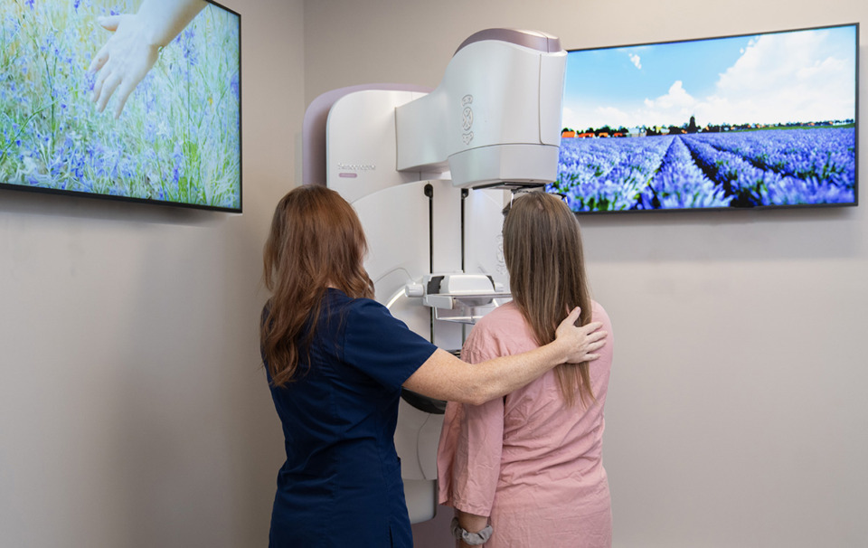<strong>SensorySuite is an interactive experience that helps alleviate the anxiety and perceived pain many patients report feeling during mammograms.</strong> (Courtesy Baptist Medical Group)