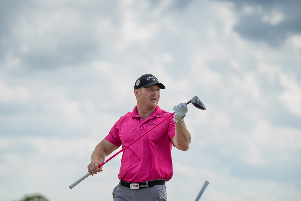 <strong>Germantown Assistant Fire Chief Will Hogue is among golf's best long drivers in the world. He will compete in the World Long Drive Championship this weekend and enters the contest at No. 21.</strong> (Courtesy Tony Fay)
