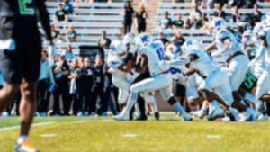 <strong>The Memphis Tigers defense during a game against the UAB Blazers Oct. 21.</strong> (Courtesy Memphis Athletics)