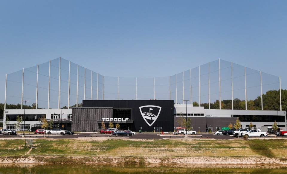 <strong>Topgolf Memphis on Friday, Sept. 29, 2023.</strong> <strong>Topgolf&rsquo;s Memphis location&nbsp;is Tennessee&rsquo;s fourth following Nashville, Knoxville and Chattanooga.&nbsp;</strong>(Mark Weber/The Daily Memphian)