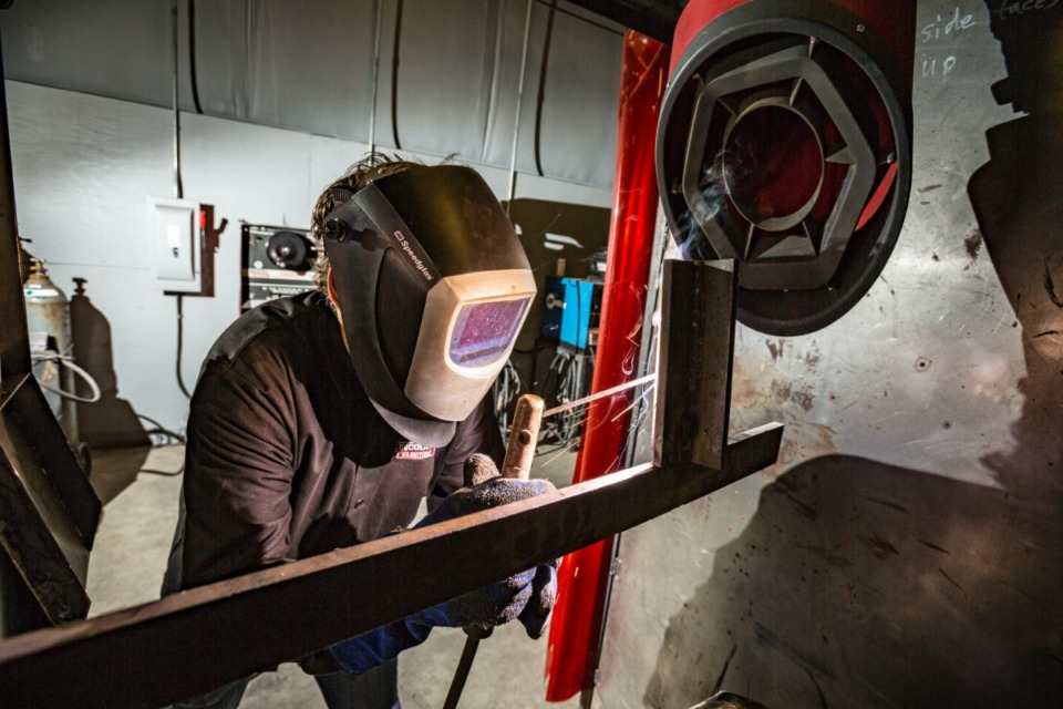 <strong>A student works on welding at Moore Tech. The University of Memphis, Moore Tech, Greater Memphis Chamber and others are partnering on what will be known as UpSkill MidSouth, a training accelerator that allows workers to learn new skills &mdash; known as upskilling.</strong> (The Daily Memphian file)&nbsp;