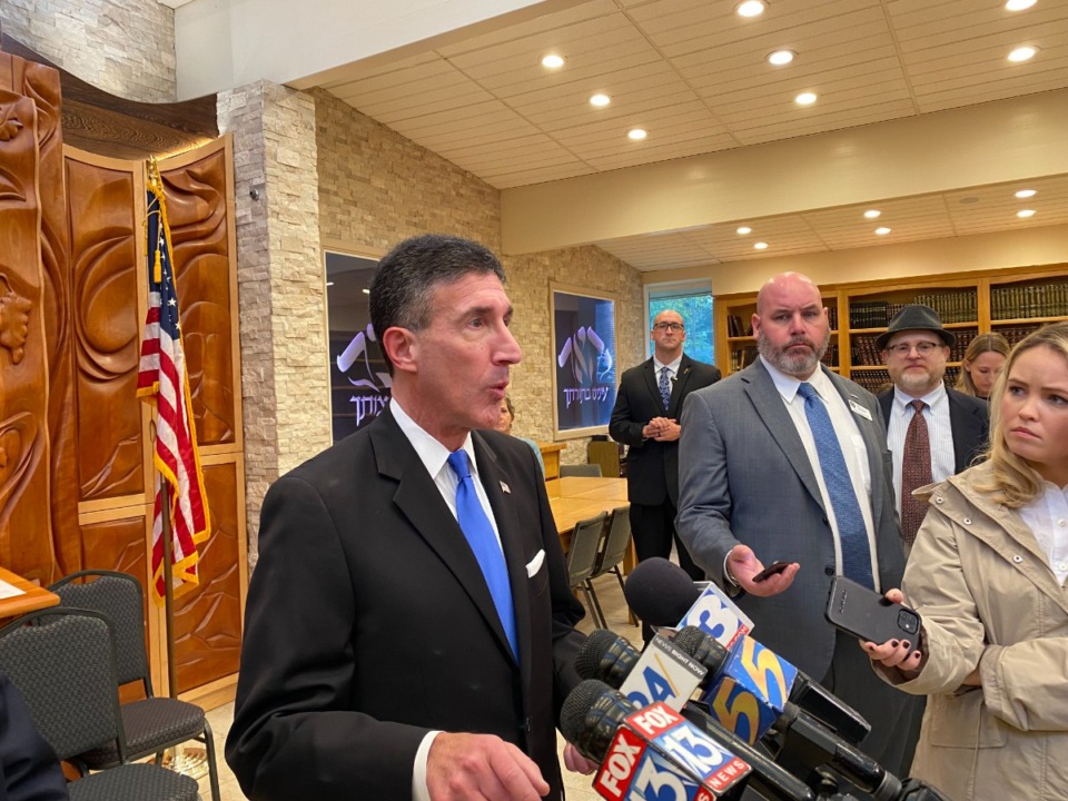 <strong>&ldquo;There are a number of American Jews who went to bed on Oct. 6 as progressives, and they woke up as conservatives.&rdquo; U.S. Rep. David Kustoff, R-Germantown, said at Margolin Hebrew Academy Monday, Oct. 30.</strong> (Bill Dries/The Daily Memphian)