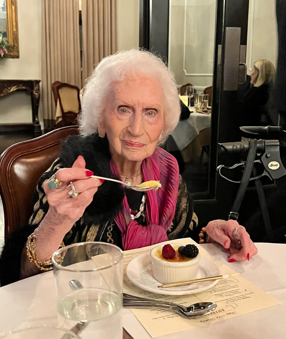 <strong>So many people wanted to take Martha McAnespie out for her 107th birthday, the celebration took a whole month.</strong> (Courtesy The McAnespie family)