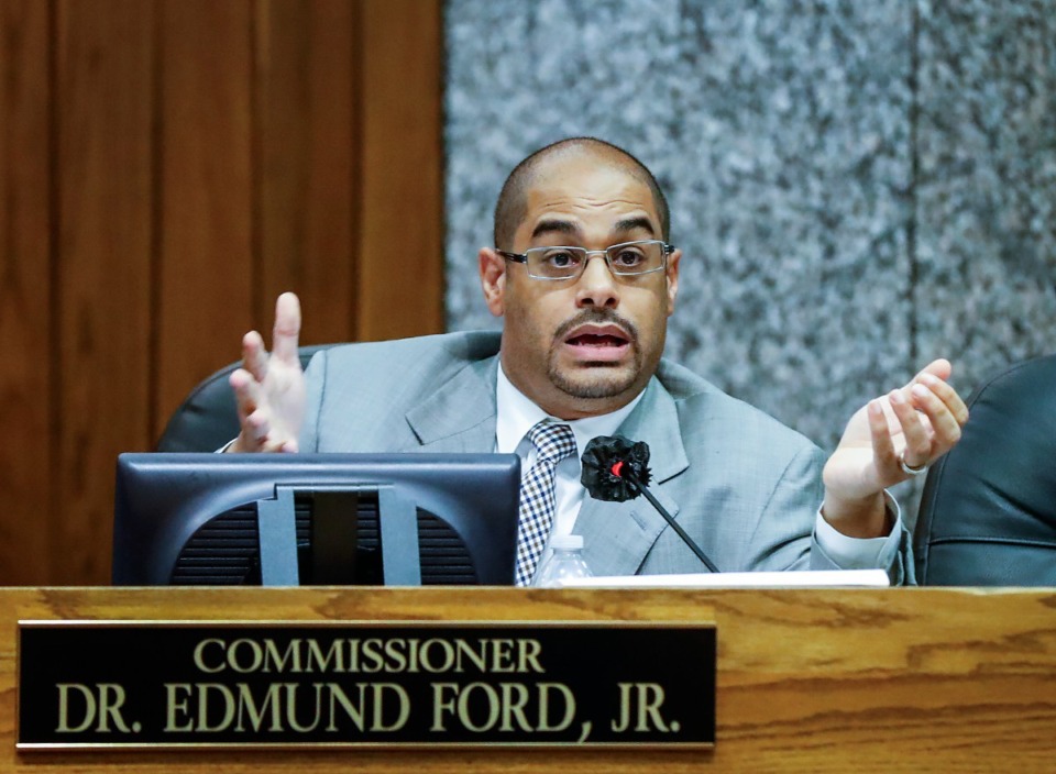 <strong>Edmund Ford Jr. was the only &ldquo;no&rdquo; vote on the appointment of former county commissioner and current county register Willie Brooks to the Downtown Memphis Commission board.</strong> (Mark Weber/The Daily Memphian file)