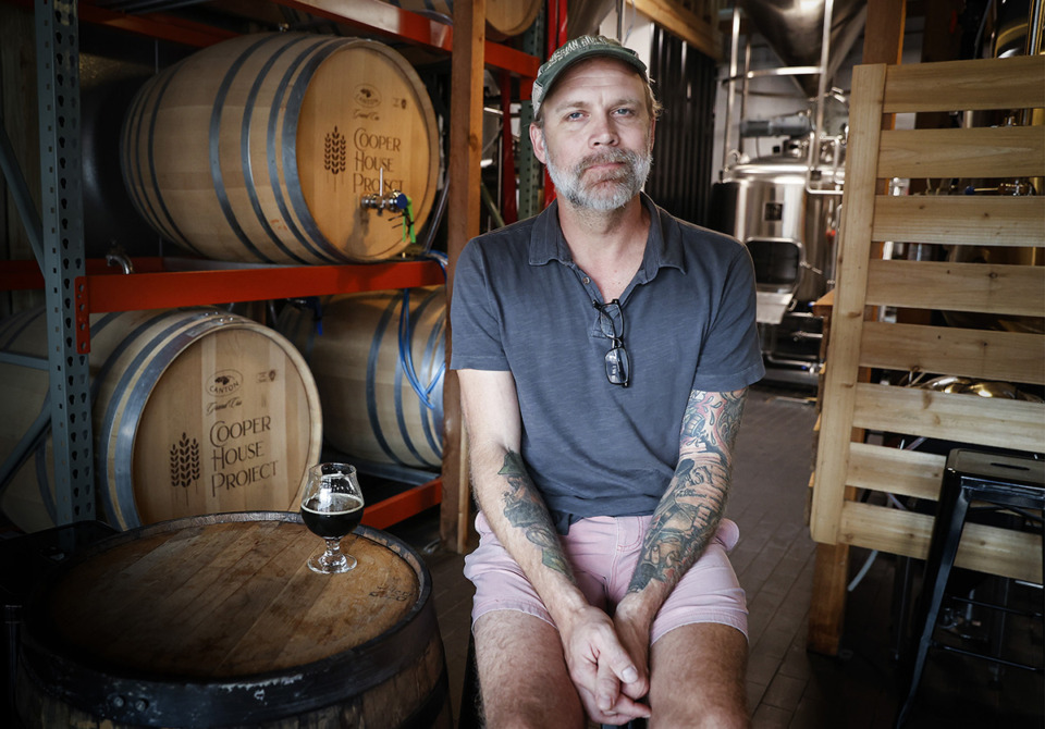 <strong>Cooper House Project owner Travis Wiseman brews small-batch beers that are sold exclusively in its taproom.</strong> (Mark Weber/The Daily Memphian)