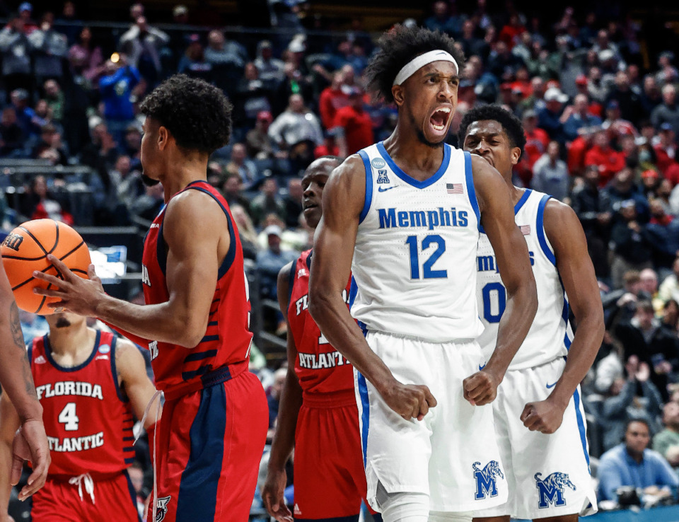 University of Memphis forward <strong>DeAndre Williams (middle) will be missed, but the Tigers still have enough talent to have a successful season.</strong> (Mark Weber/The Daily Memphian file)
