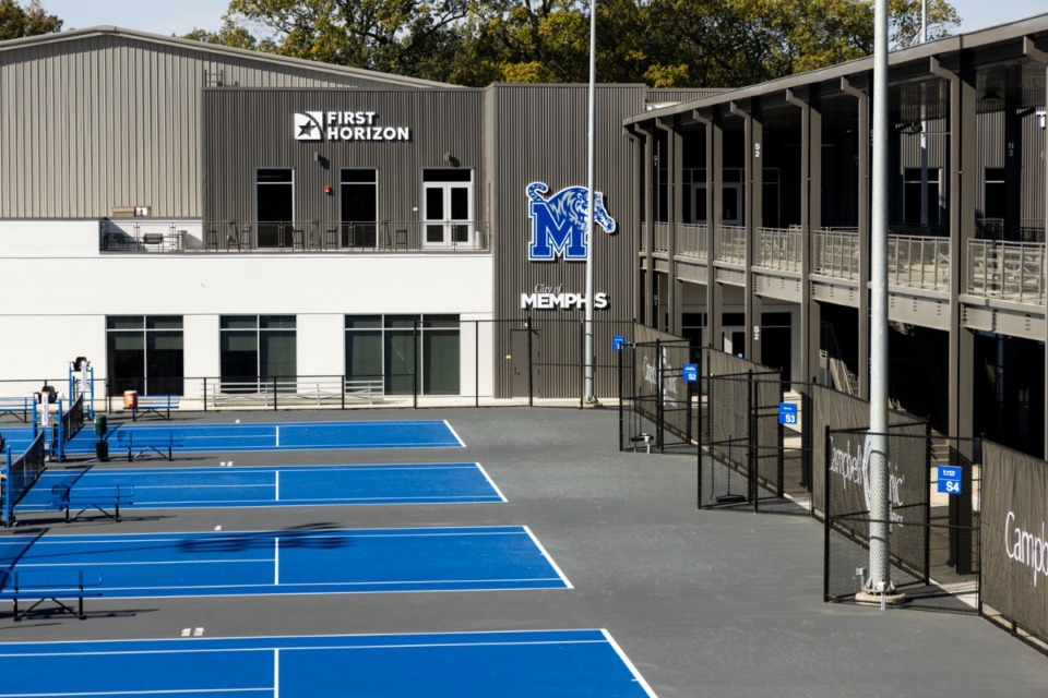 The grand opening of the new Leftwich Tennis Center