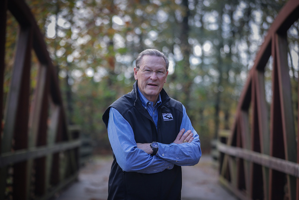 <strong>Keith Cole&nbsp;retires Dec. 15 after a 12-year run as executive director of the Wolf River Conservancy. Under his leadership, its greenway grew from 2 miles to 14. </strong>(Patrick Lantrip/The Daily Memphian)